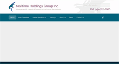 Desktop Screenshot of maritimeholdingsgroup.com