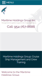 Mobile Screenshot of maritimeholdingsgroup.com